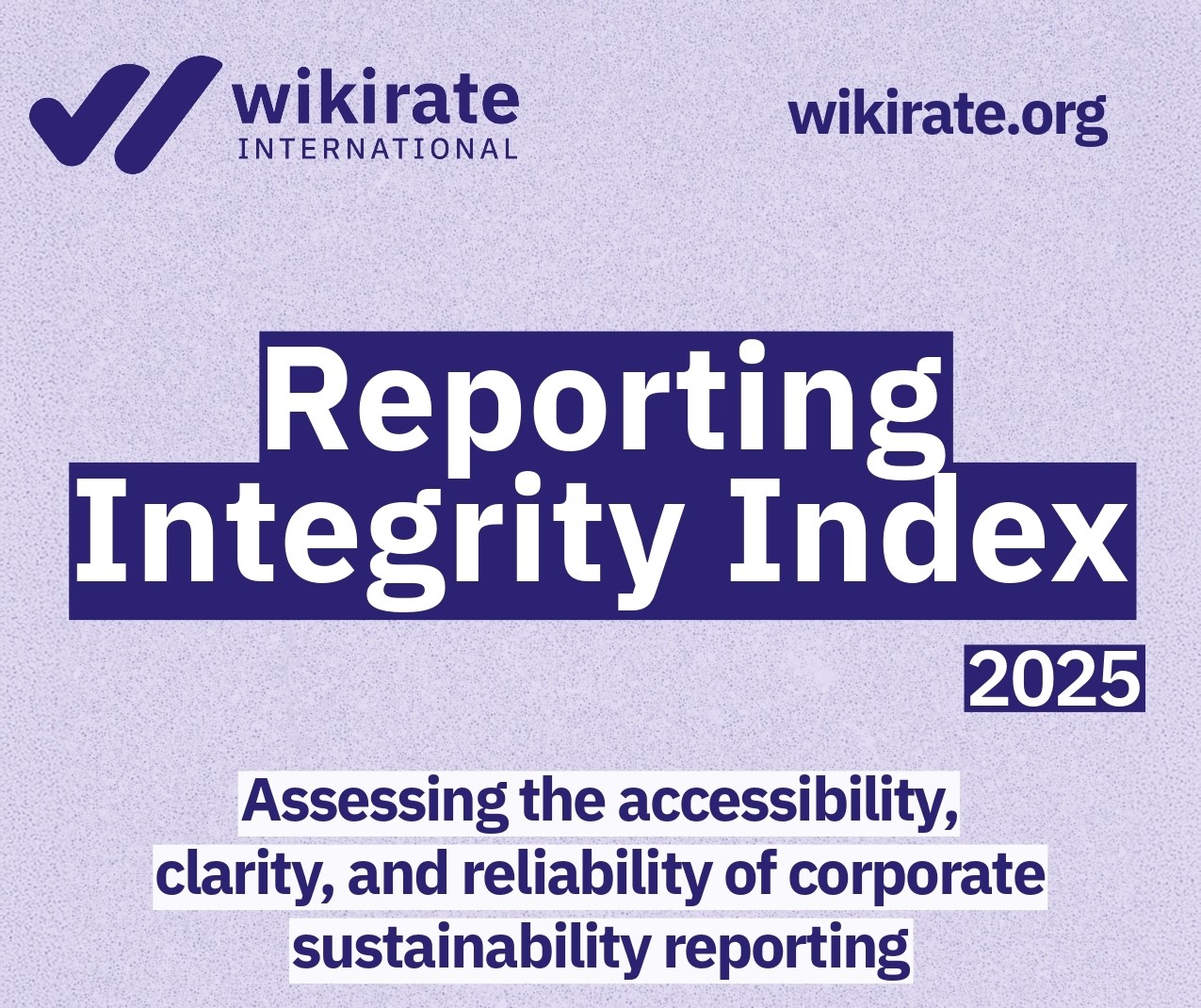 Reporting Integrity Index 2025+Image